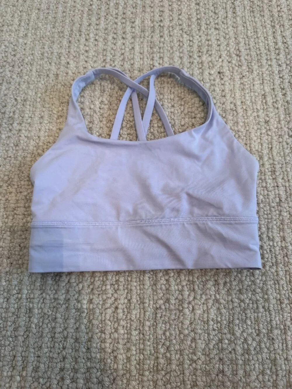 Lululemon size 4 light purple sports bra